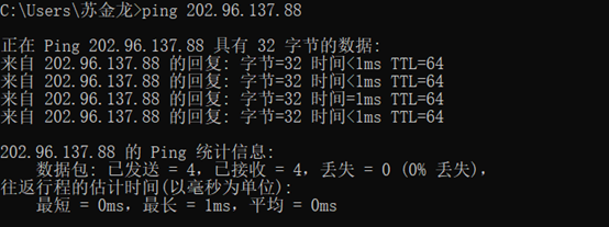 外网客户端Ping防火墙网关